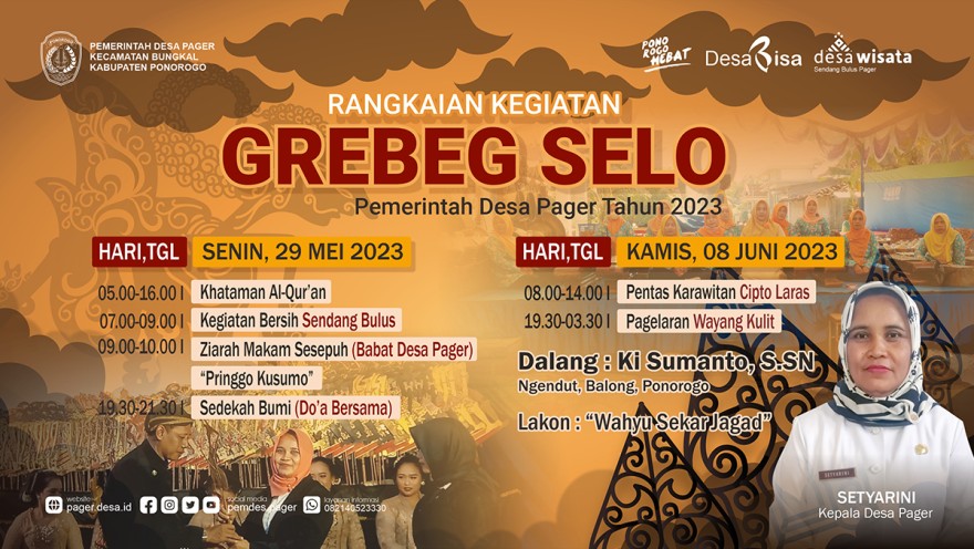 GREBEG SELO (BERSIH DESA) DESA PAGER TAHUN 2023